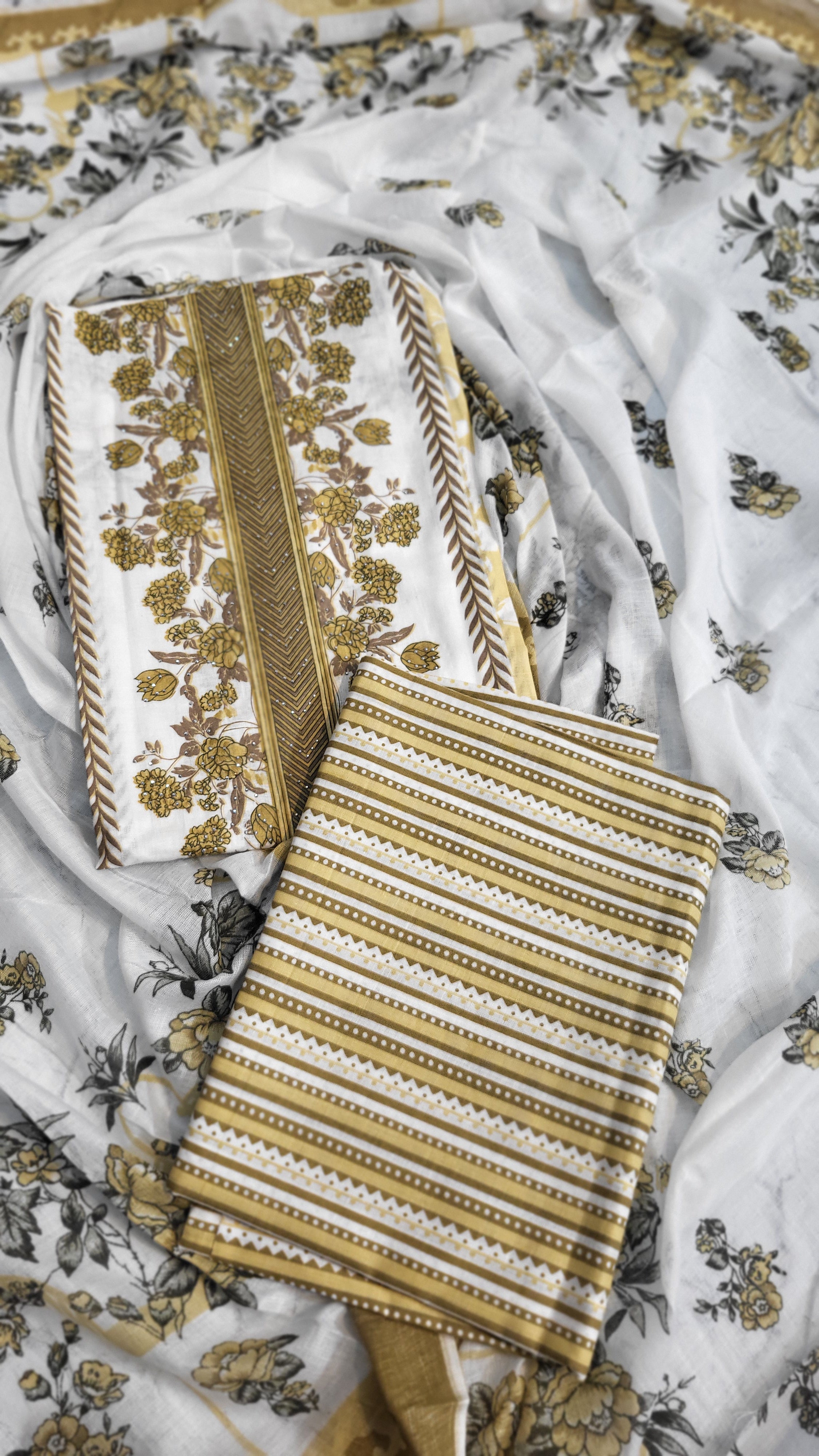 Pure Cotton Designer Suit