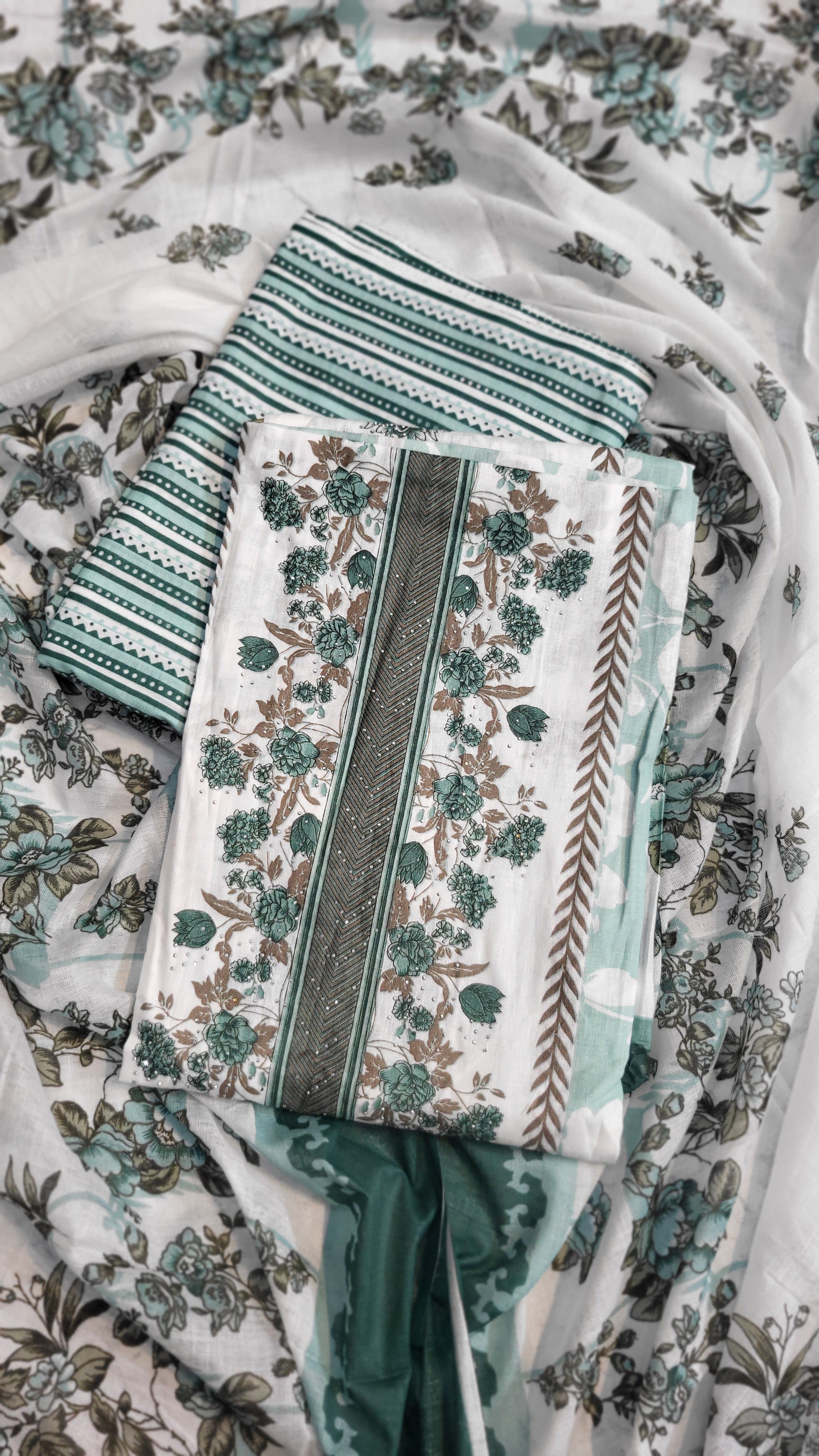 Pure Cotton Designer Suit