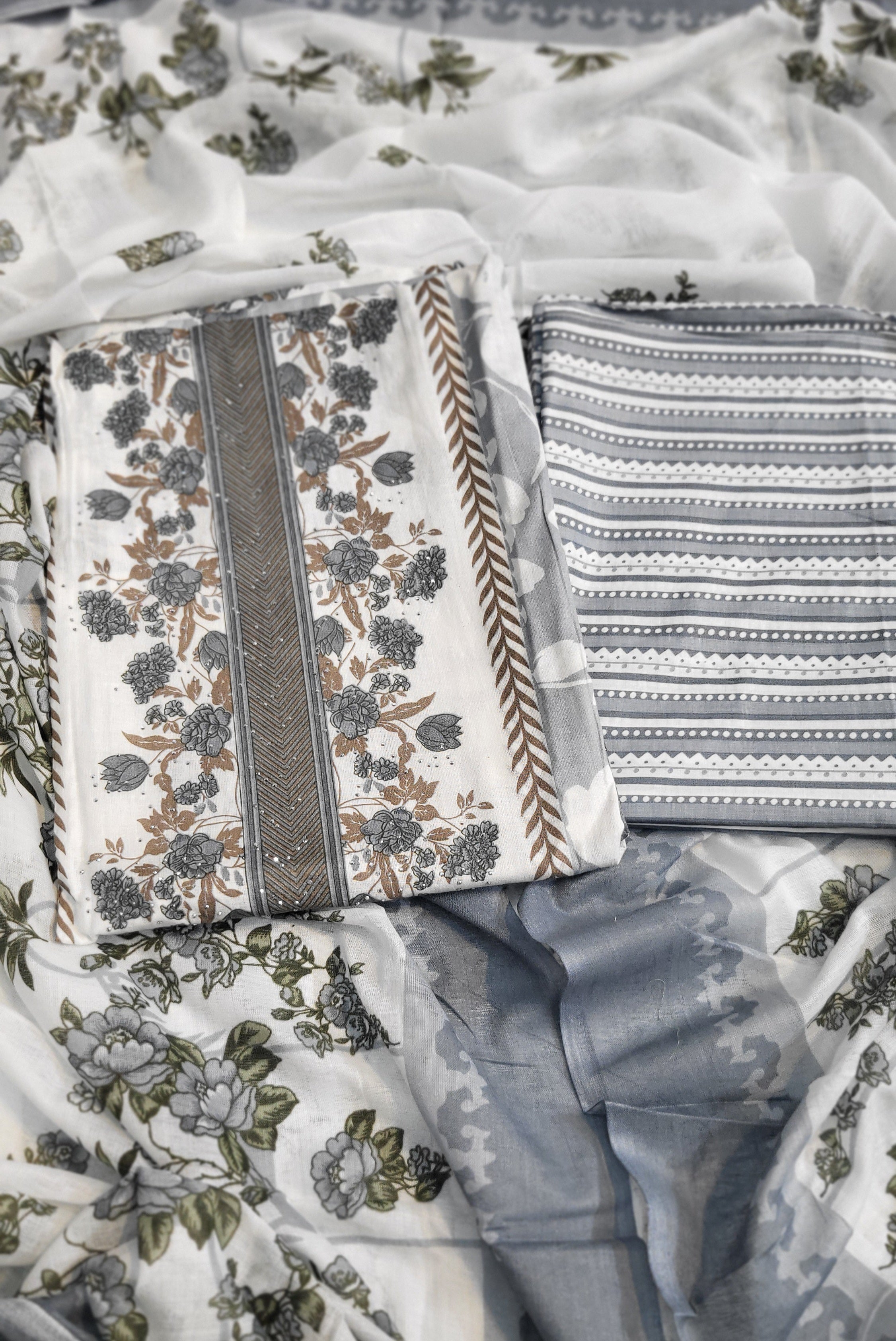 Pure Cotton Designer Suit