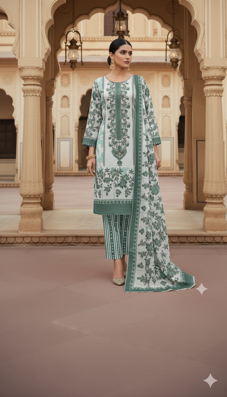 Pure Cotton Designer Suit